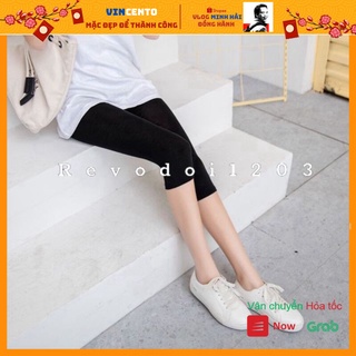 Quần Legging Ngố Cạp Cao