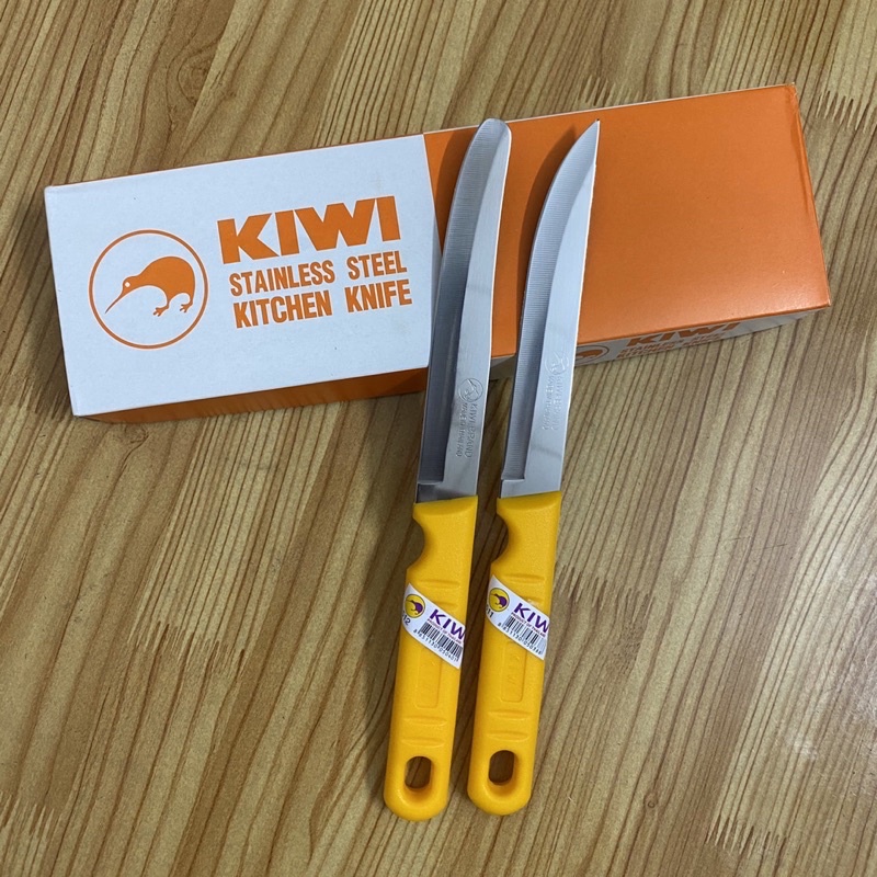 Dao Kiwi cán nhựa vàng 21cm