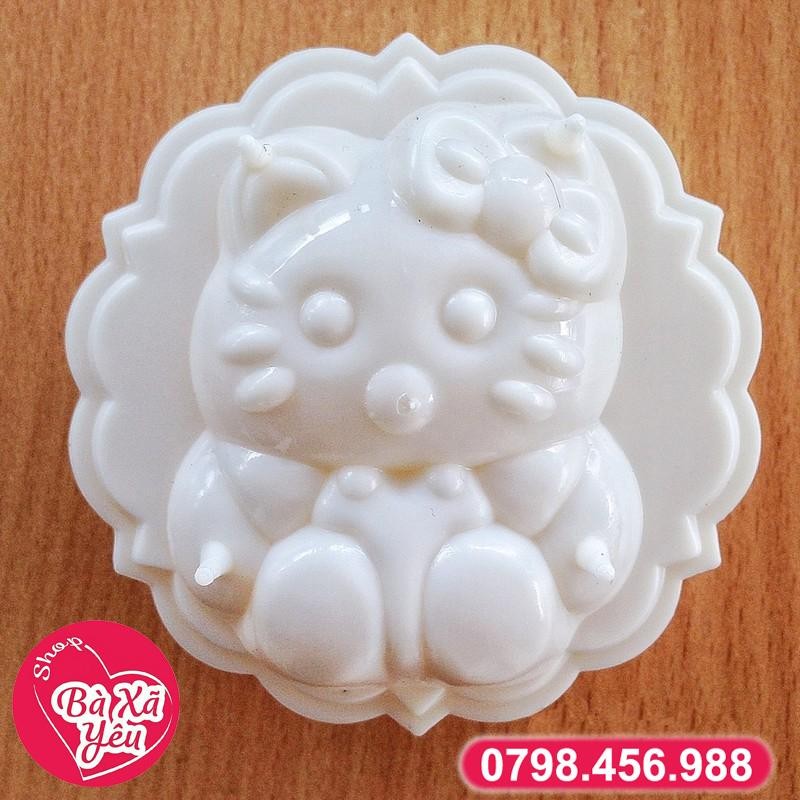Combo 2 khuôn rau câu , trung thu Hello Kitty 3D - BX2505