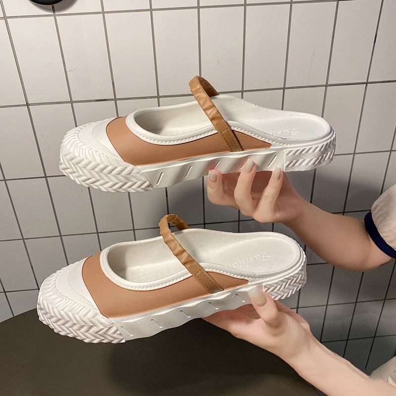 Giày sandal IELGY đế bệt nâng chiều cao thời trang Hàn Quốc dành cho nữ