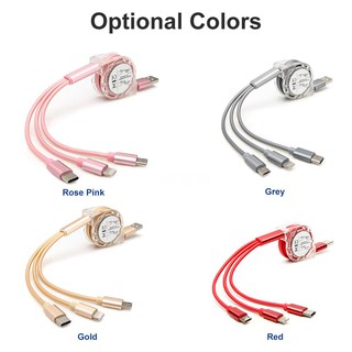 3in1 USB Charging Cable  Micro USB Charging Cable  1m Charging Cable
