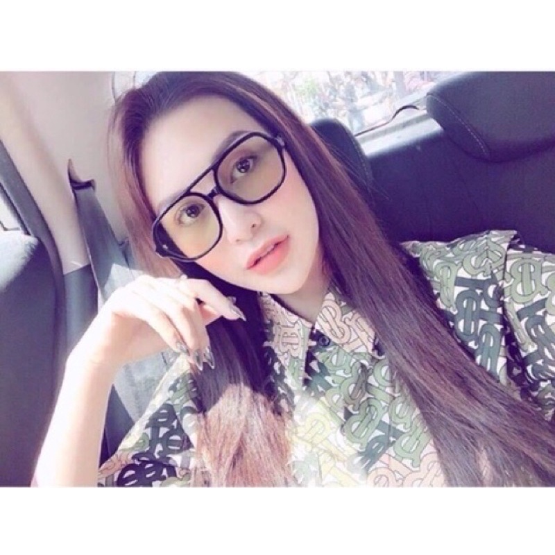 ❤️ MẮT KÍNH UNISEX FLACKBEE BẦU VÀNG VIỀN ĐEN ( NGỐ VÀNG )TREND ❤️