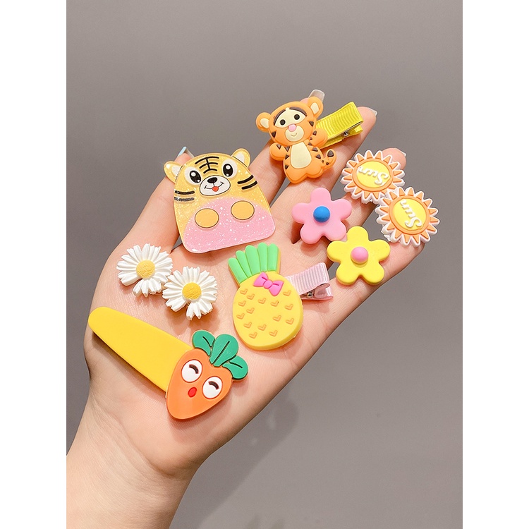 Kẹp Tóc Hình Hoạt Hình Dễ Thương Cho Bé Gái