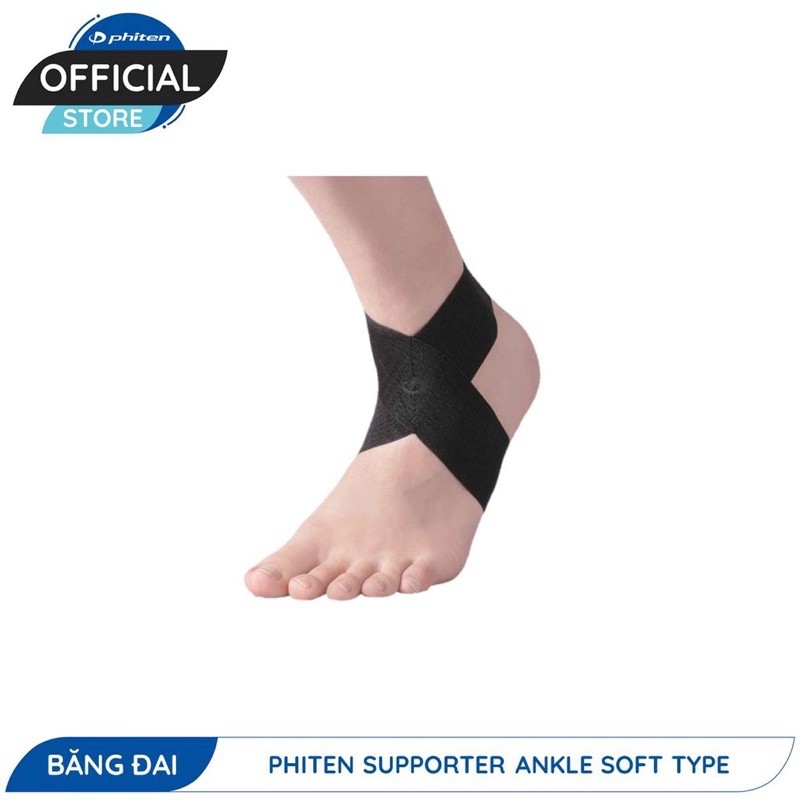 Đai Bảo Vệ Cổ Chân Phiten Supporter Ankle Soft Type ( Loại Mềm )