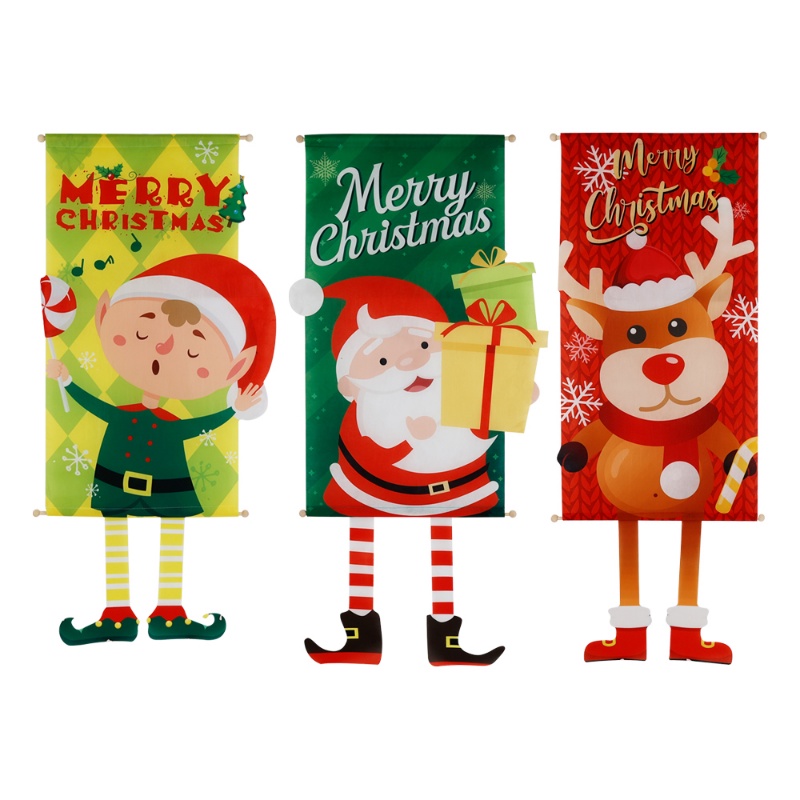 1 Dây Cờ Treo Trang Trí Giáng Sinh Dễ Thương