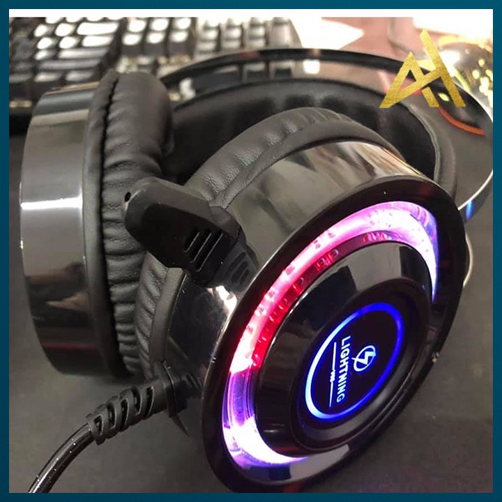 Tai Nghe Gaming Có Dây Headphone Chụp Tai LIGHTNING V6S LED 7 Màu - Tai Nghe Nhạc Máy Vi Tính Laptop Game Thủ Có Micro | BigBuy360 - bigbuy360.vn