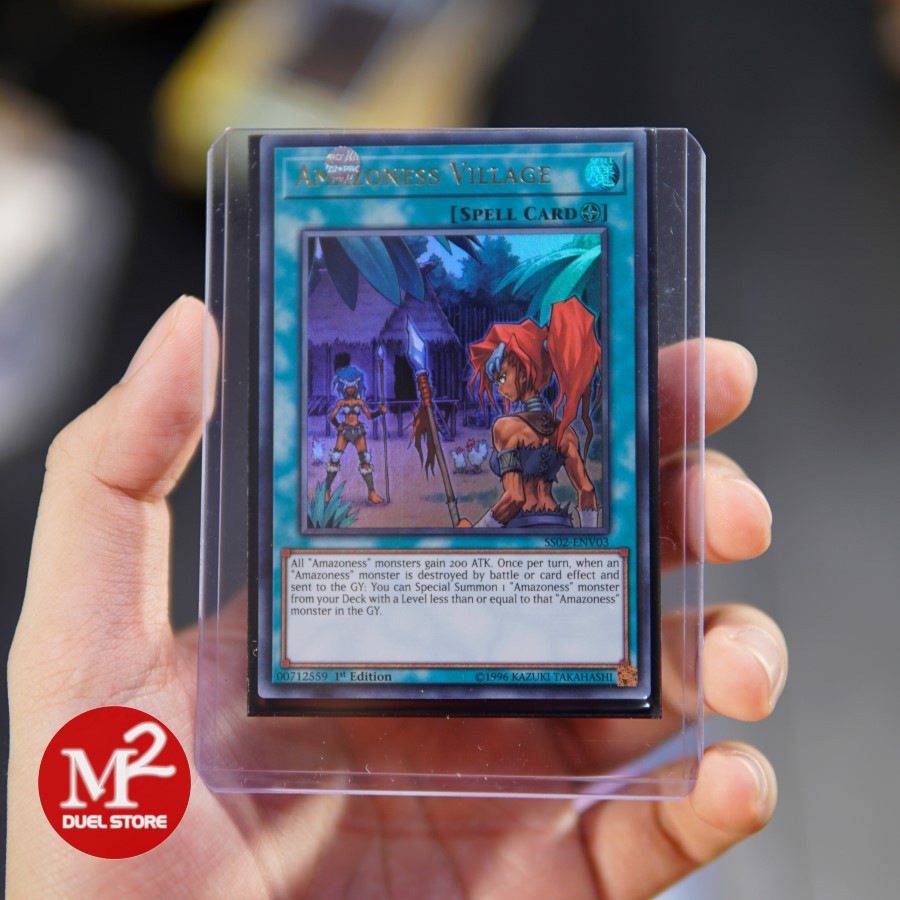 Thẻ bài Yugioh - Speed Duel SS02-ENV03 Amazoness Village - Ultra Rare - Bảo quản M2SCCQ-LITE