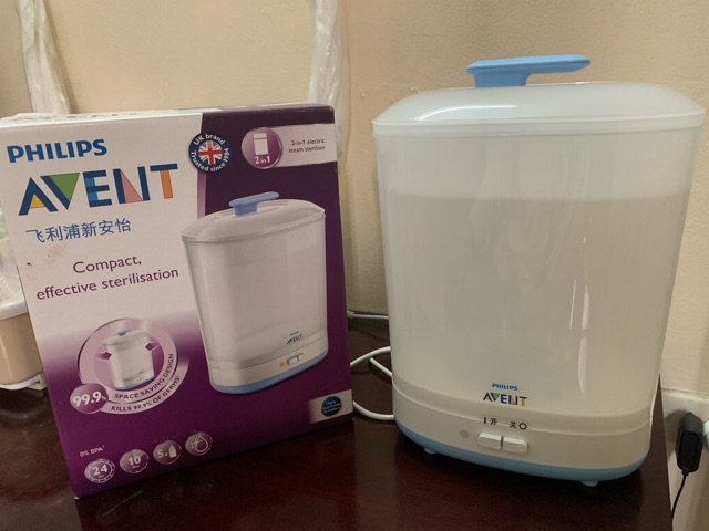 Máy tiệt trùng hơi nước 2 in 1 Philips avent.