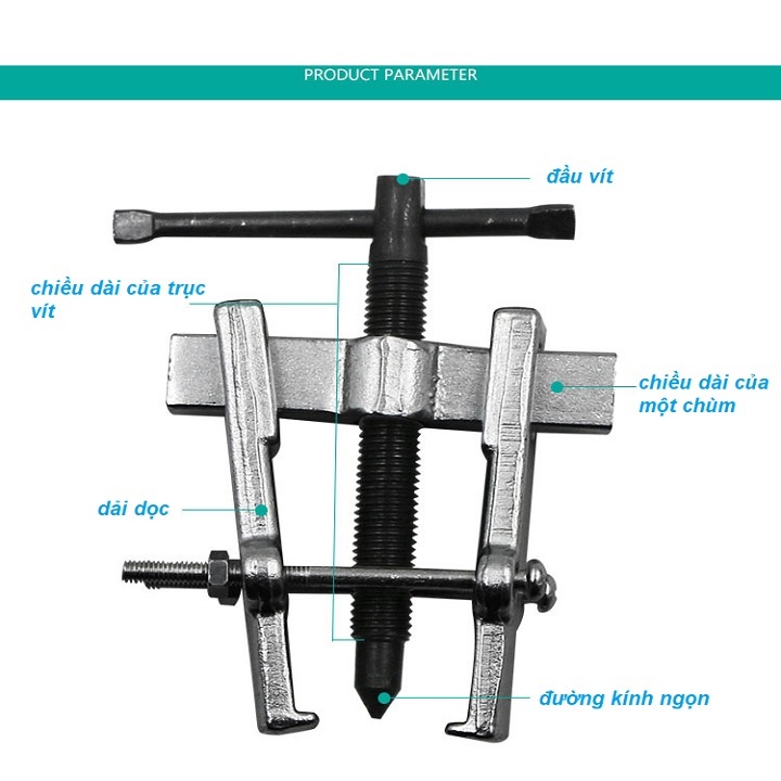 DỤNG CỤ LOẠI BỎ VÒNG BI KÉO HAI HÀM CẢO 2 CHÂN 65mm – TH782