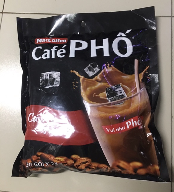 Cà phê Phố sữa đá 1 gói 24g/ ca phê Việt đen
