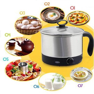 Nồi lẩu điện mini Hàn Quốc 1,5lit( có chiết áp chỉnh nhiệt)