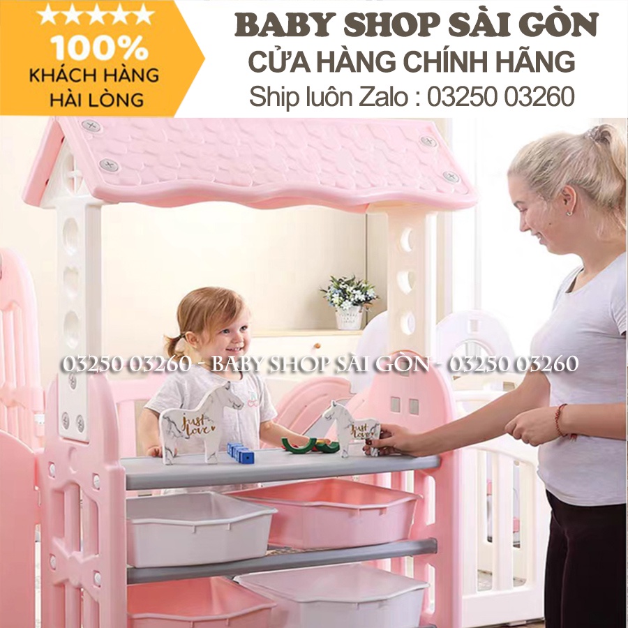 🌞 Siêu nhà bóng Hàn Quốc Newber Luxury 2 - Quây bóng liên hoàn xích đu, cầu trượt (1m9x2m5)