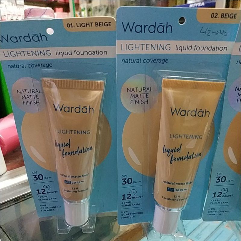 (hàng Mới Về) Kem Nền Dạng Lỏng Làm Sáng Da Tự Nhiên Lâu Trôi Chống Nắng Spf30 Pa + + + Wardah | BigBuy360 - bigbuy360.vn