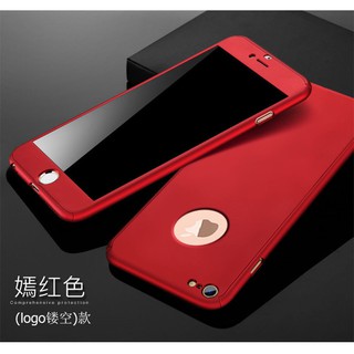 Ốp lưng 360 cho iphone 6/ 6s Plus tặng kính cường lực thời trang