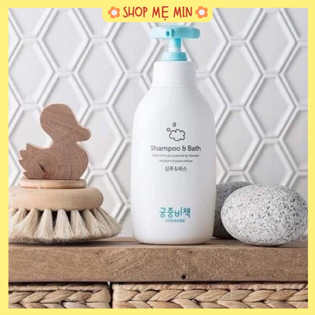 GOONGBE - Sữa tắm gội dành cho trẻ em top Bestseller Hàn Quốc- sữa tắm Hàn Quốc - SHOP MẸ MIN