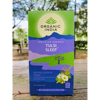 Trà thảo mộc ngủ ngon Tulsi Sleep Organic India - Cải thiện chứng mất ngủ