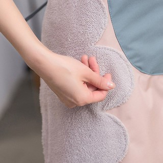 Tạp Dề Hoa Cúc Nấu Ăn Làm Bếp Chất Poly Không Thấm Nước