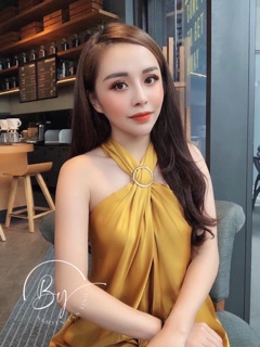 Đầm Maxi Cổ Yếm 3 Màu