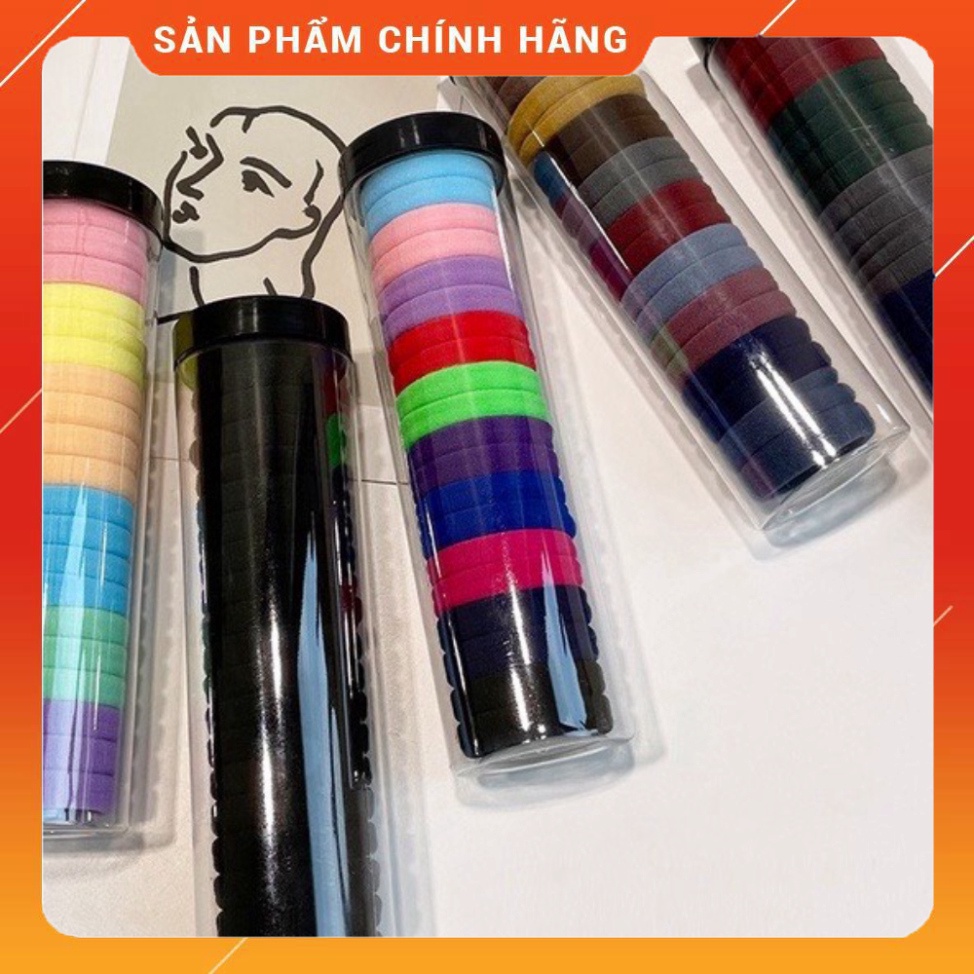 Hộp 20 Dây Buộc Tóc Co Giãn