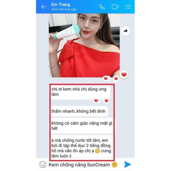 Kem Chống Nắng Sun Cream QUYÊN LARA SPF 50+ Phù Hợp Mọi Loại Da,Thẩm Thấu Nhanh,Không Bết Dính