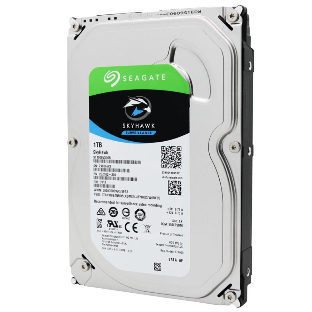 Ổ Cứng HDD 1TB Seagate SkyHawk 3.5 inch Lưu Trữ Chuyên Dụng - BH 24 tháng 1 đổi 1