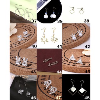 Combo 10 bông tai hình học được chọn mẫu - ber