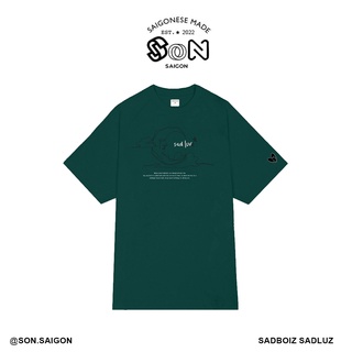 SADBOIZ Áo thun SADLUV/ Dark green