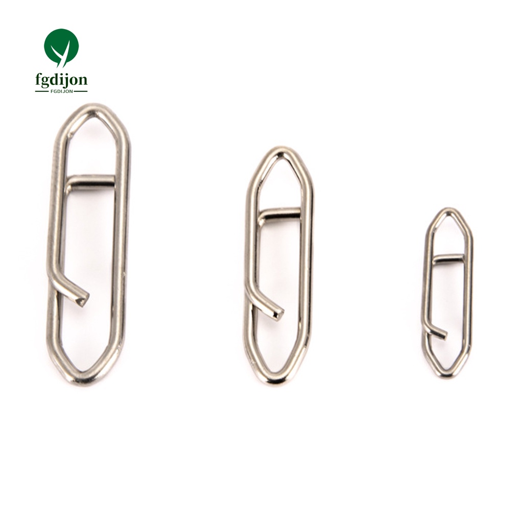 Set 50 Kẹp Câu Cá Bằng Thép Không Gỉ Cứng Chắc Chắn