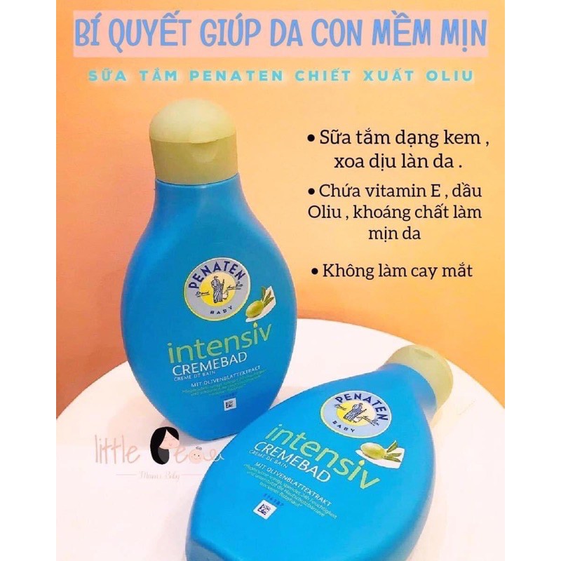 𝗜𝗡𝗧𝗘𝗡𝗦𝗜𝗩 𝗖𝗥𝗘𝗠𝗘𝗕𝗔𝗗- Sữa tắm Oliu Penaten