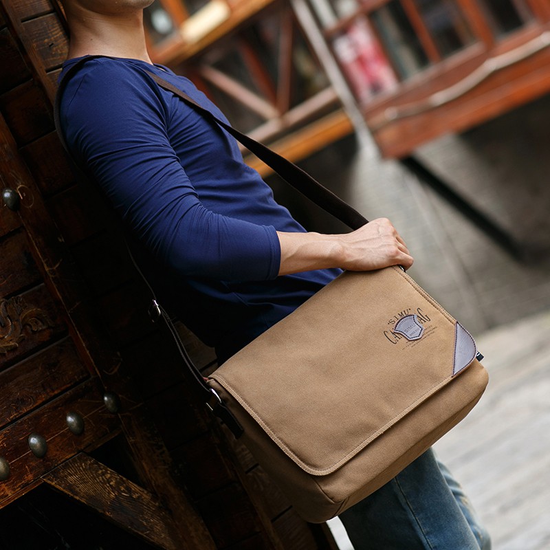 Túi xách Canvas phong cách Vintage cho nam | BigBuy360 - bigbuy360.vn