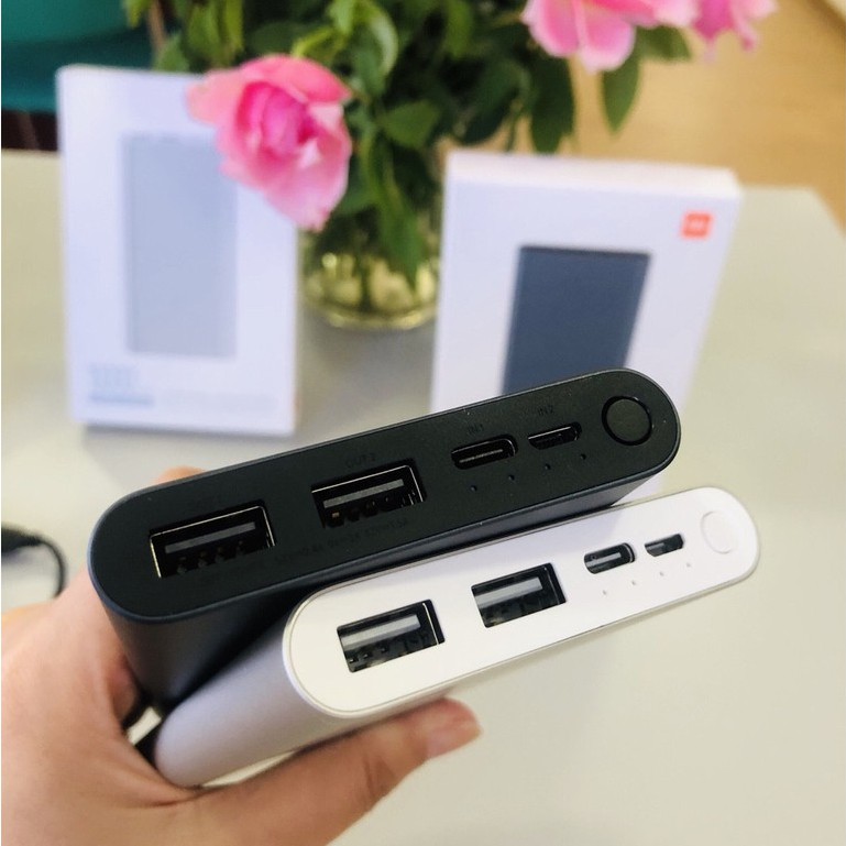 Sạc Dự Phòng Xiaomi Gen 3 18W 10000mAh 2 cổng USB, type C Fast Charge Power Bank Bảo Hành 12 Tháng