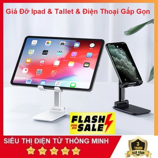 Giá Đỡ Điện Thoại Để Bàn, Tablet  Iphone  Ipad - Gấp Gọn Thu Nhỏ - Nhựa ABS - Điều Chỉnh Cao Thấp - Để Bàn Đa Năng