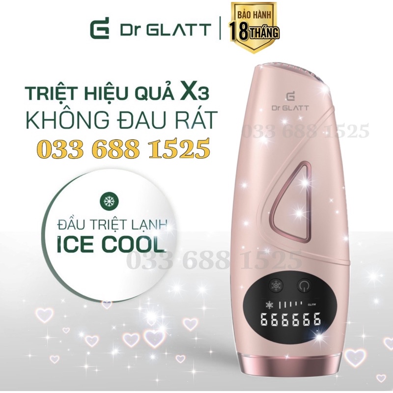 Máy triệt lông Dr Glatt triệt lạnh IPL 2.0 Đức [chính Hãng]