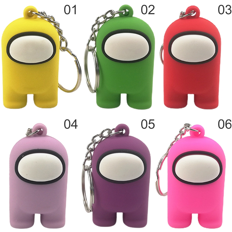 Móc khóa kiểu dáng nhân vật trong game Among Us