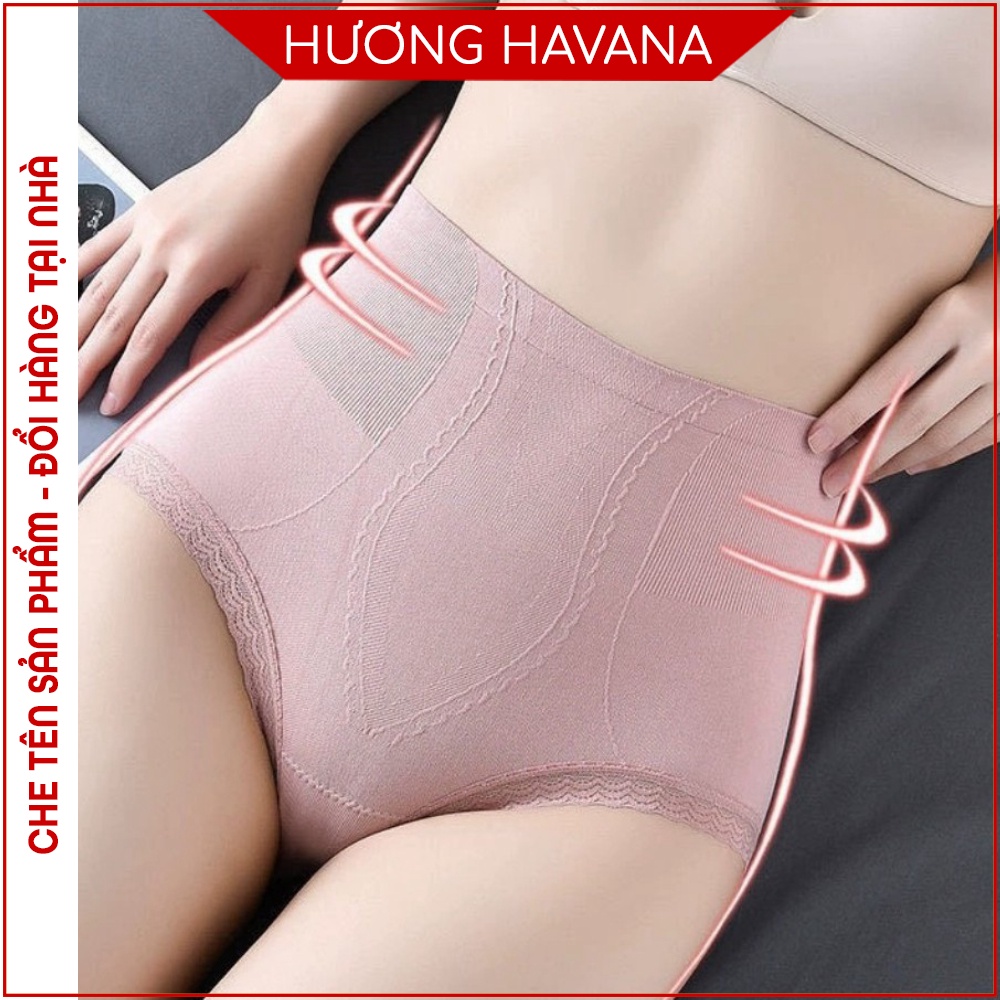 Quần lót nữ kháng khuẩn cạp cao gen bụng nâng mông Havana FLQ07
