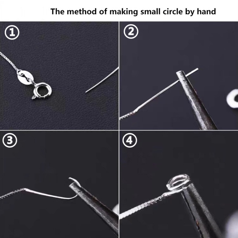 Vòng cổ Bạc Sterling S925 100% Tự Làm Thời Trang