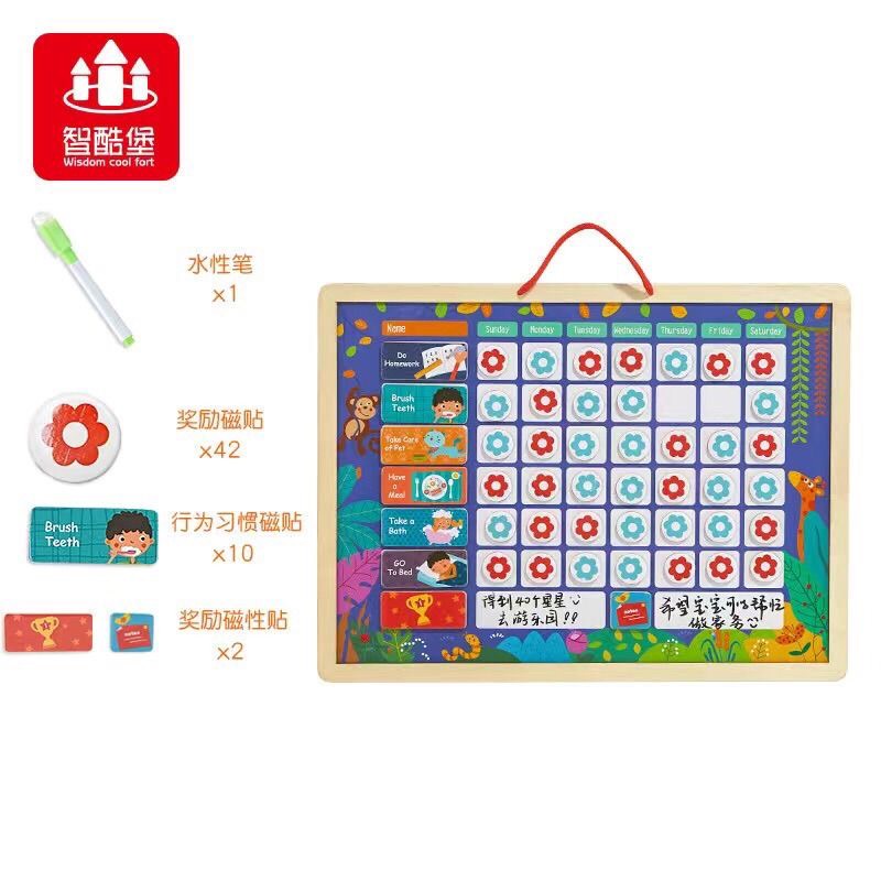 Đồ Chơi Gỗ Bảng Khen Thưởng Thành Tích Bằng Gỗ Có Nam Châm Giúp Bé Rèn Luyện Thói Quen Tốt Và Tính Kỷ Luật