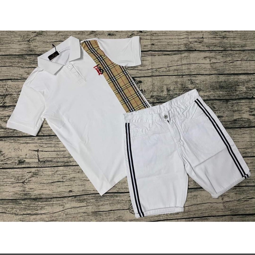 Áo thun polo nam đẹp có cổ tay ngắn in logo phối kiểu BBR lịch lãm trẻ trung vải cotton co dãn tốt mẫu mới cao cấp