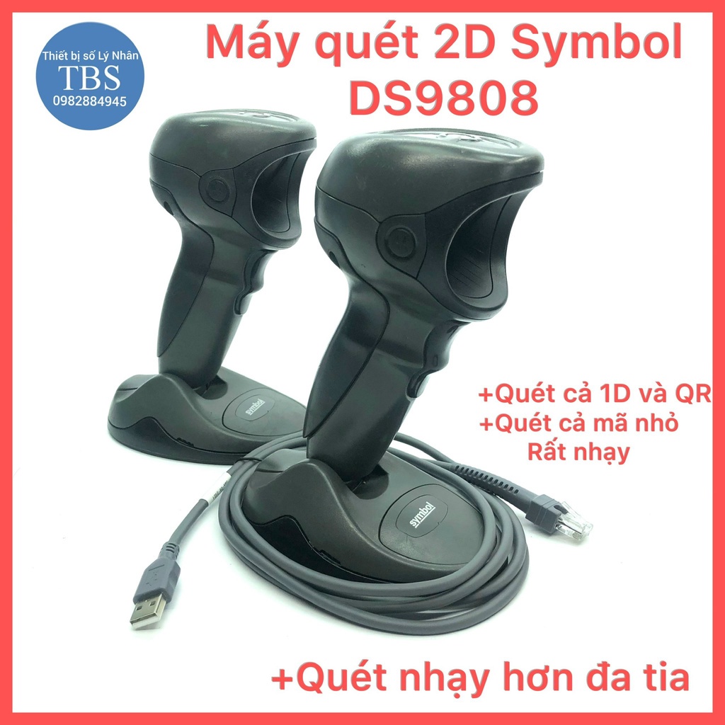 Combo 1 máy in hóa đơn Teki 8500 + 1 máy quét 2D Symbol DS9808 giá rẻ tiết kiệm