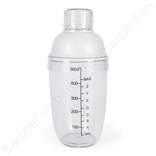 Bình Lắc Nhựa Vạch Đen 500ml 700ml