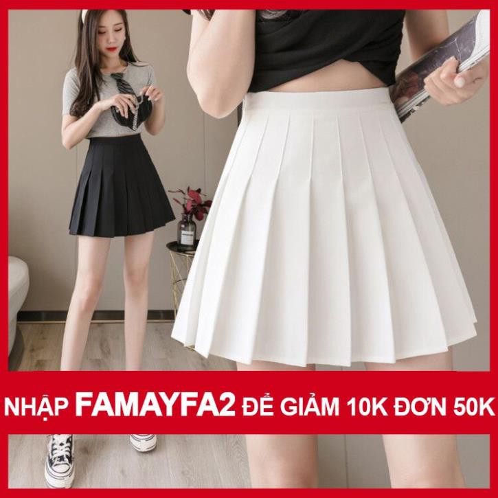 [Chân váy xếp ly] Chân váy ngắn chữ a xếp ly, Chân váy Tennis xếp li dáng xèo