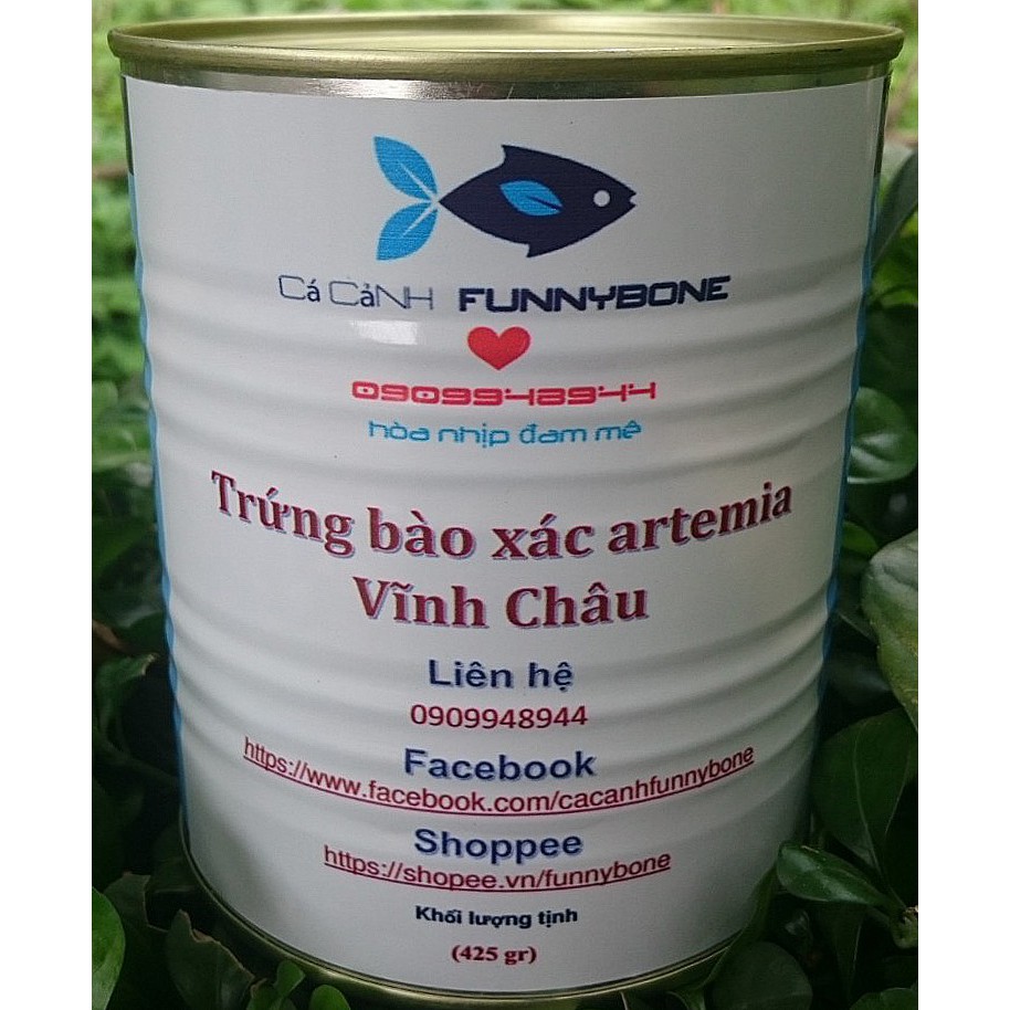 [RẺ NHẤT] (425gr) Lon trứng artemia Vĩnh Châu