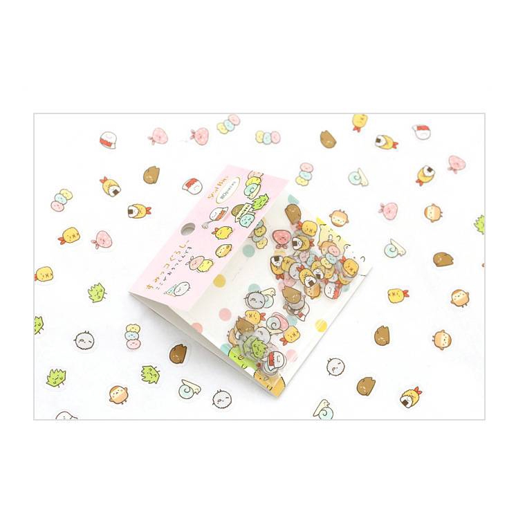 Set 50/80 nhãn dán hình Sumikko Gurashi đáng yêu để trang trí nhật ký/lưu bút/sổ tay