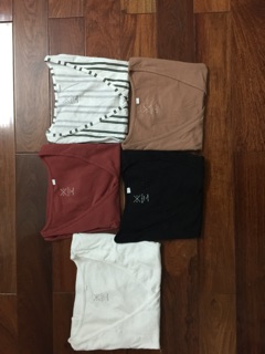 Áo vạt chéo croptop Pacsun