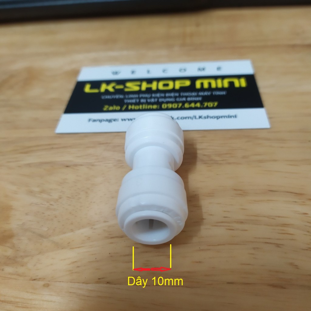 Co nối nhanh 2 đầu dây phi 10mm