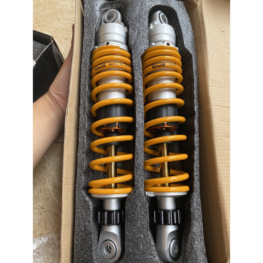 Phuộc sau OHLINS không bình cho xe số (Dr,Wave,Sirius, Jupiter,Max, Future,Win, Elegant, Suviva,....)