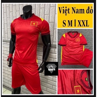 Quần Áo Đá Bóng Đội Tuyển Việt Nam Mẫu Mới Nhất 2021-Hàng cao cấp