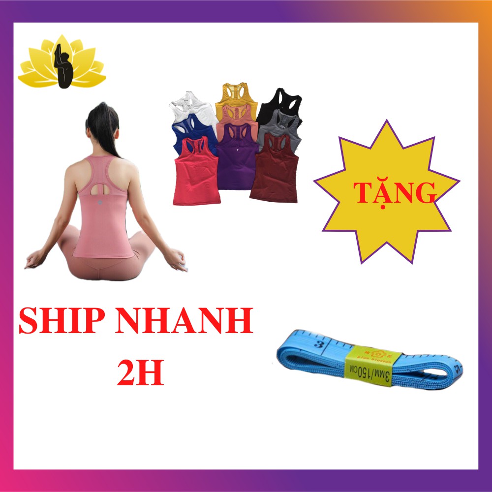 Áo thun 3 lỗ chất thun mát lạnh - thấm hút tốt - vải xịn - xả kho giá rẻ mã 051- Yoga an viên