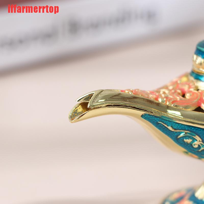 {iffarmerrtop}Aladdin Magic Lamp Decoration Miniature Figurines European Vintage Home Decor EQK