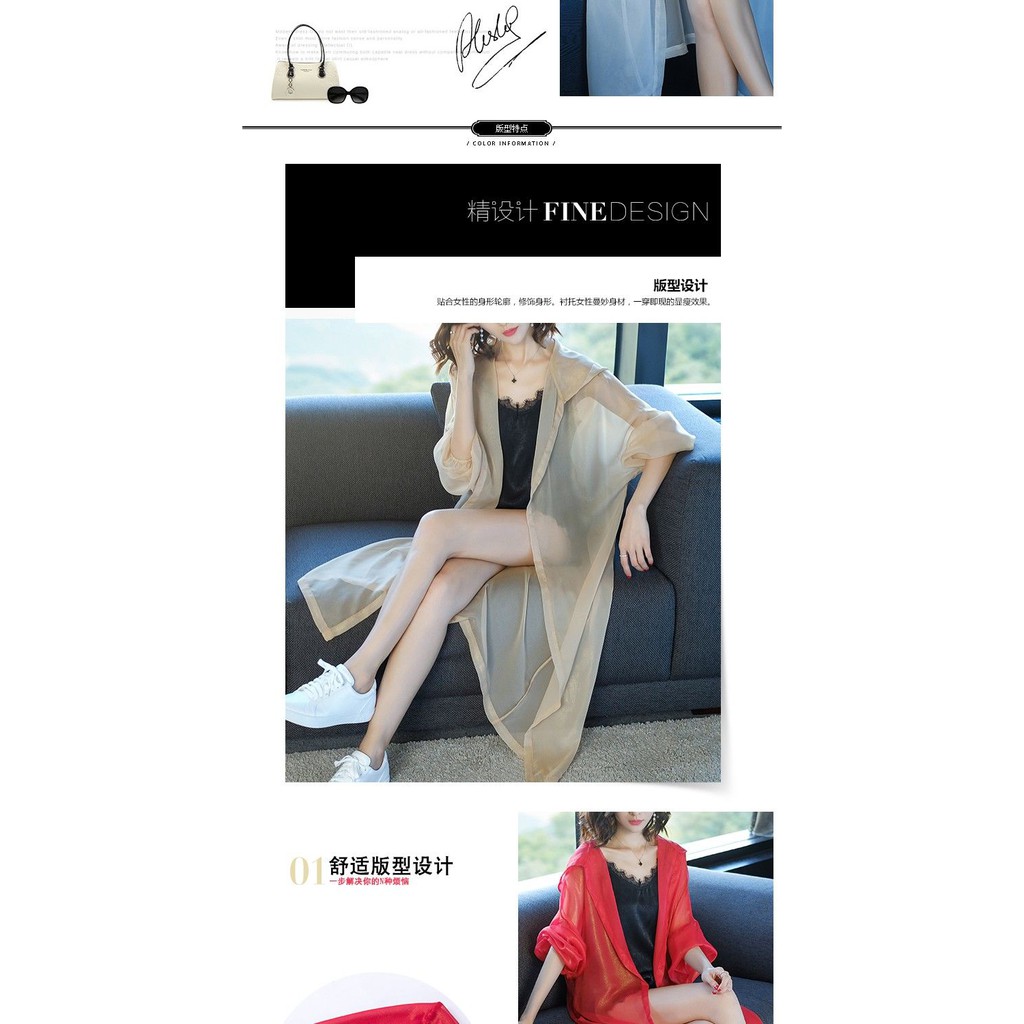 Áo Khoác Chống Nắng Dáng Rộng Thời Trang 3.18 Cho Nữ | BigBuy360 - bigbuy360.vn